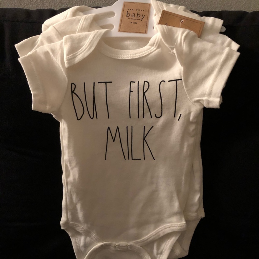 Rae Dunn Baby Onesies 3-6m